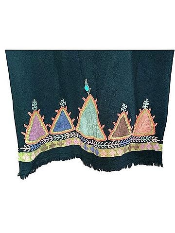Double D Ranch Embellished Western Wool Skirt (view 2)