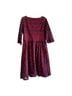 Miusol Floral Lace 3/4 Sleeve V Neck A Line Dress Active Dress - photo 2