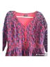 Miusol Floral Lace 3/4 Sleeve V Neck A Line Dress Active Dress - photo 4