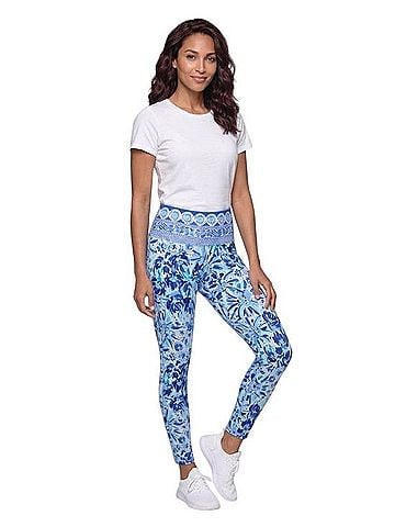 Lilly Pulitzer Luxletic Weekender High Rise Midi Legging Leggings (view 1)