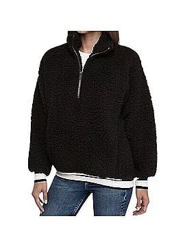 Express One Eleven Half Zip Sherpa Fleece Varsity Pullover Jacket Jacket (view 1)