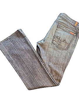 7 For All Mankind QC Bootcut Jeans Jeans (view 1)