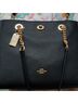 Coach Turn lock Pebbled Leather Chain Tote Tote - photo 8