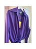 Le Superbe 100% Polyester Purple Blouse Size XS - photo 3