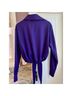 Le Superbe 100% Polyester Purple Blouse Size XS - photo 4