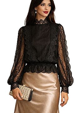 Express Long Sleeve Blouse (view 1)