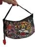 Ed Hardy Black Multi Color Leather Hobo One size - photo 1