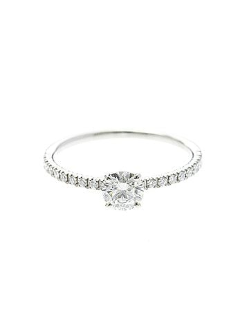 Cartier Cartier Etincelle Engagement Ring Platinum Fashion Diamond Band Ring Carat/0.4 Silver (view 1)
