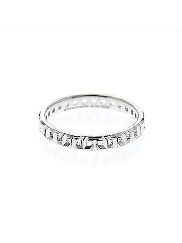 Tiffany & Co. Tiffany T True Narrowing White Gold (18K) Fashion No Stone Band Ring Silver (view 1)
