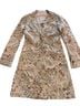 Johnny Was 100% Cotton Floral Paisley Brown Denim Jacket Size S - photo 1
