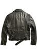 Zara Black Leather Jacket Size L - photo 2