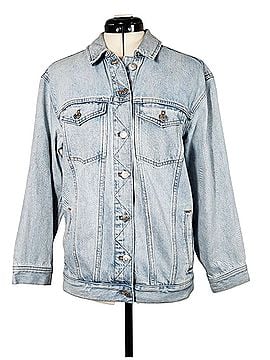 Madewell Madewell the Oversized Trucker Jean Jacket Denim Jacket (view 1)