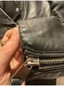 Zara Black Leather Jacket Size L - photo 4