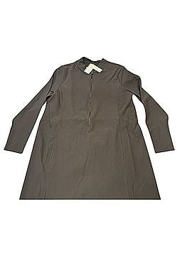 SPANX Rib Half Zip Long Sleeve Dress Casual Dress (view 1)