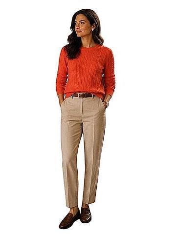 Brooks Brothers Supima Cotton Cable Knit Sweater Casual Sweaters (view 1)