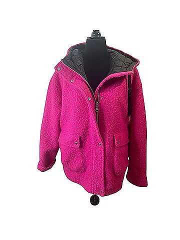 Vince Camuto Hooded Boucle Jacket Jacket (view 2)