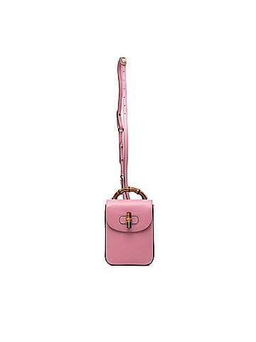 Gucci Mini Calfskin Bamboo Top Handle Bag (view 1)