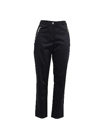 Michael Kors Michael Kors Zipper Pocket Trousers in Black Cotton (view 1)