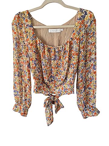 Astr Long Sleeve Blouse (view 1)