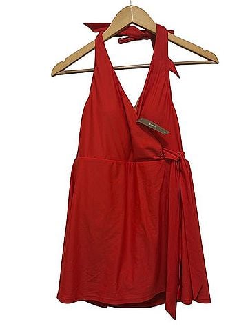 J.Crew Halter Wrap Swim Dress One Piece Swimsuit (view 1)