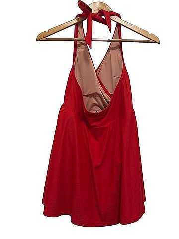 J.Crew Halter Wrap Swim Dress One Piece Swimsuit (view 2)