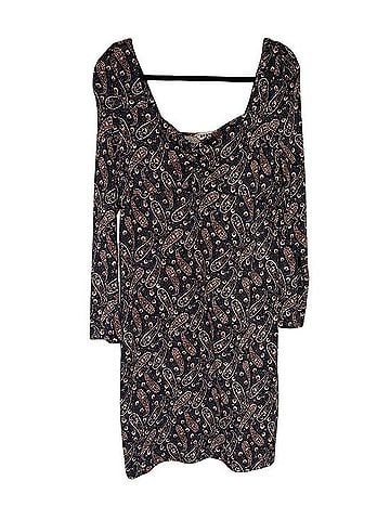 Boden Sweetheart Paisley Jersey Long Sleeve Dress Casual Dress (view 2)