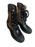 Michael Kors Black Brown Boots Size 8 1/2 - photo 2