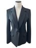 DKNY Solid Black Blazer Size 8 - photo 1