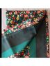 J.Crew Floral Yellow Green Scarf One size - photo 4