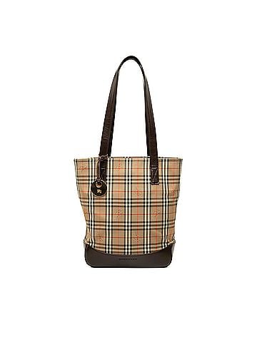 Burberry Haymarket Check Canvas Tote (view 1)