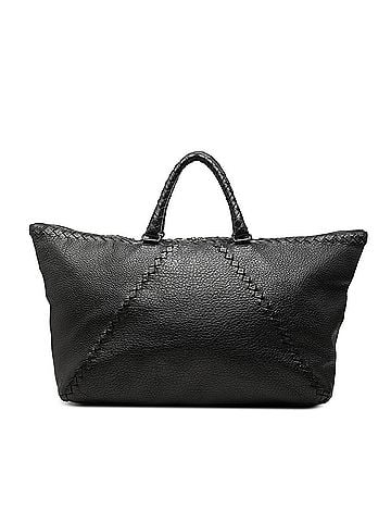 Bottega Veneta Intrecciato Trimmed Cervo Top Zip Travel Bag (view 1)