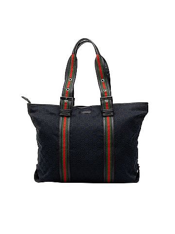 Gucci GG Canvas Web Shopper Tote (view 1)