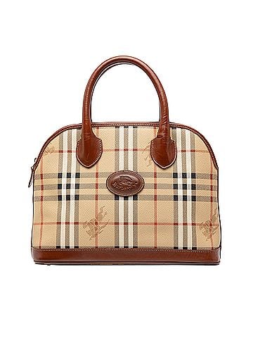 Burberry Haymarket Check Coated Canvas Dome Satchel (view 1)