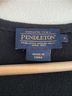 Pendleton 100% Merino Stripes Black Red Cardigan Size L - photo 3