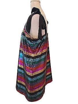 Show Me Your Mumu Rainbow Sequin Tie Strap Mini Dress Cocktail Dress (view 2)