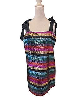 Show Me Your Mumu Rainbow Sequin Tie Strap Mini Dress Cocktail Dress (view 1)