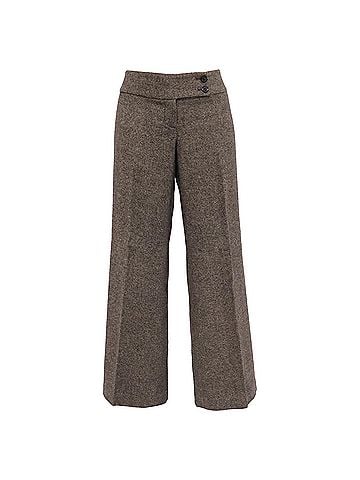 Michael Kors Michael Kors Tailores Trousers in Brown Wool (view 1)