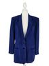Chaus 100% Silk 100% Acetate Blue Blazer Size 14 - photo 2