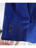 Chaus 100% Silk 100% Acetate Blue Blazer Size 14 - photo 3