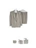 Chaus 100% Silk 100% Acetate Solid Gray Blazer Size 14 - photo 2