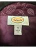 Talbots 100% Cotton Floral Purple Blazer Size 16 - photo 5