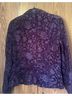 Talbots 100% Cotton Floral Purple Blazer Size 16 - photo 3