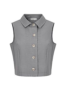 RIVIR Sleeveless Button-Down Shirt (view 1)