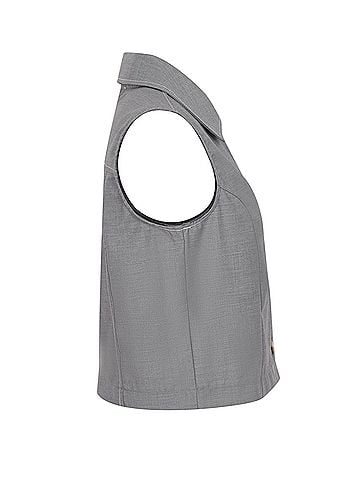 RIVIR Sleeveless Button-Down Shirt (view 2)