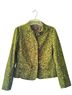 Talbots Floral Green Brown Blazer Size 4 - photo 1