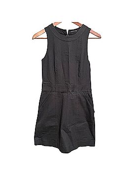 Theory Classic Black Mini Dress with Pockets Casual Dress (view 2)