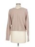 BCBGMAXAZRIA Metallic Tan Bcbgmaxazria Wool Pullover Sweater Size L - photo 2