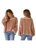 Pol Brown Pullover Sweater Size L - photo 1