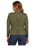 Metrostyle 98% Cotton 2% Spandex 100% Polyester Green Jacket Size 18 - photo 2