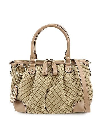 Gucci Sukey Diamante Canvas With Leather Beige Canvas Tote Bag Bag (view 1)
